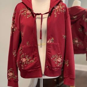 Embroidered HOODIE by Sundance Catalogue’s Driftwood. Size M.